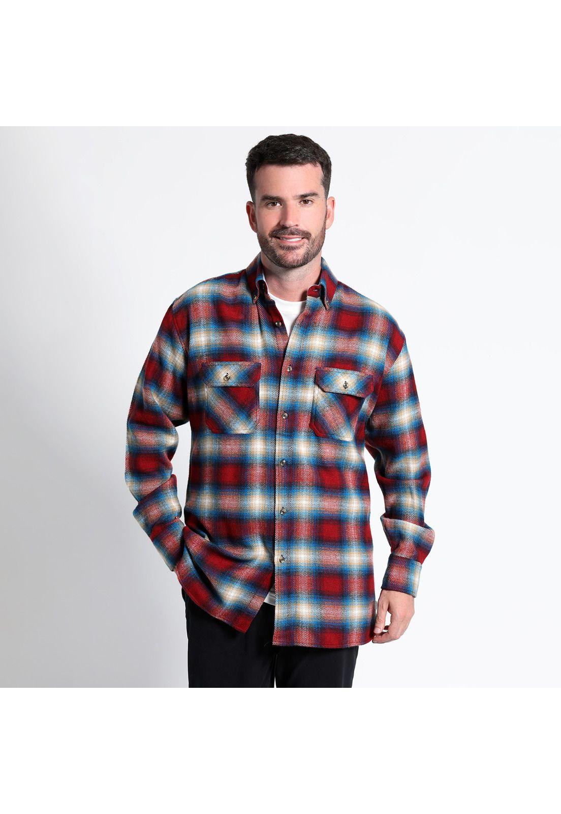 Camisa Leñadora Manga Larga -0