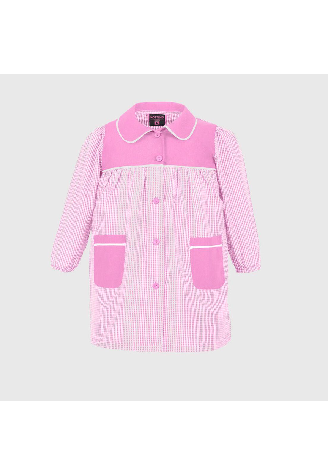 Delantal Parvulo Rosado-0