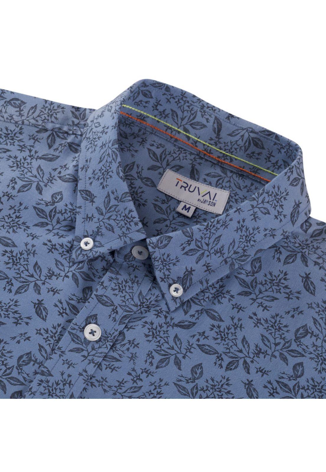 Camisa Manga Larga Oxford Estampada Slim Fit-3