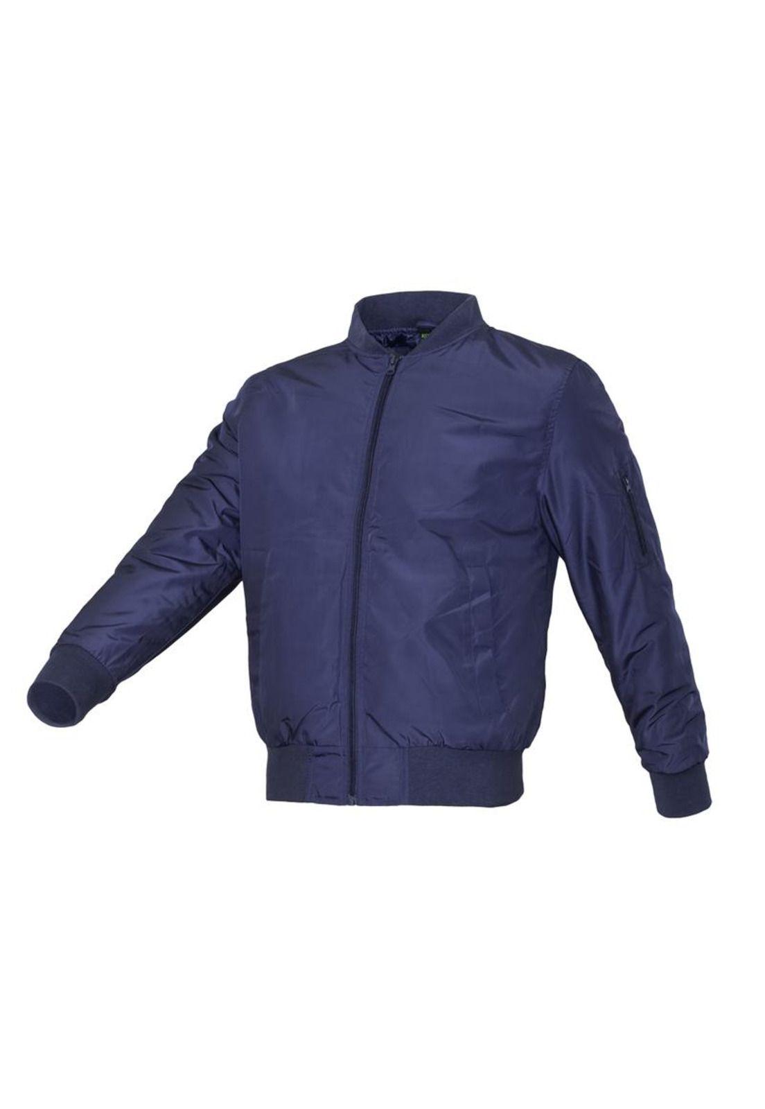 Casaca Bomber Azul Marino Niño-1