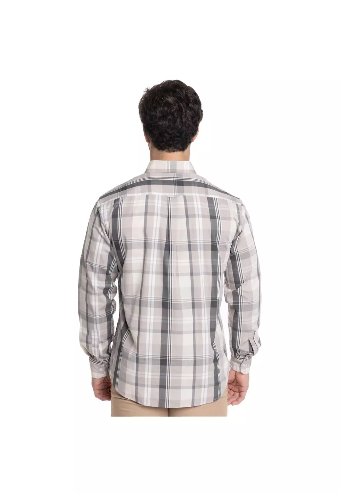 CAMISA HOMBRE MANGA LARGA TREVIRA CUADROS-1