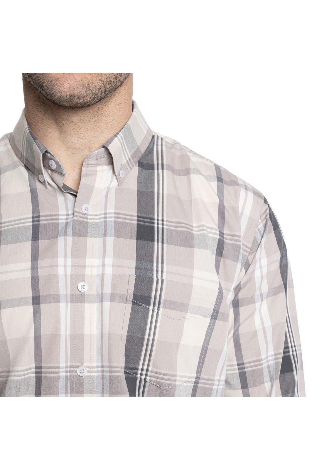 CAMISA HOMBRE MANGA LARGA TREVIRA CUADROS-2