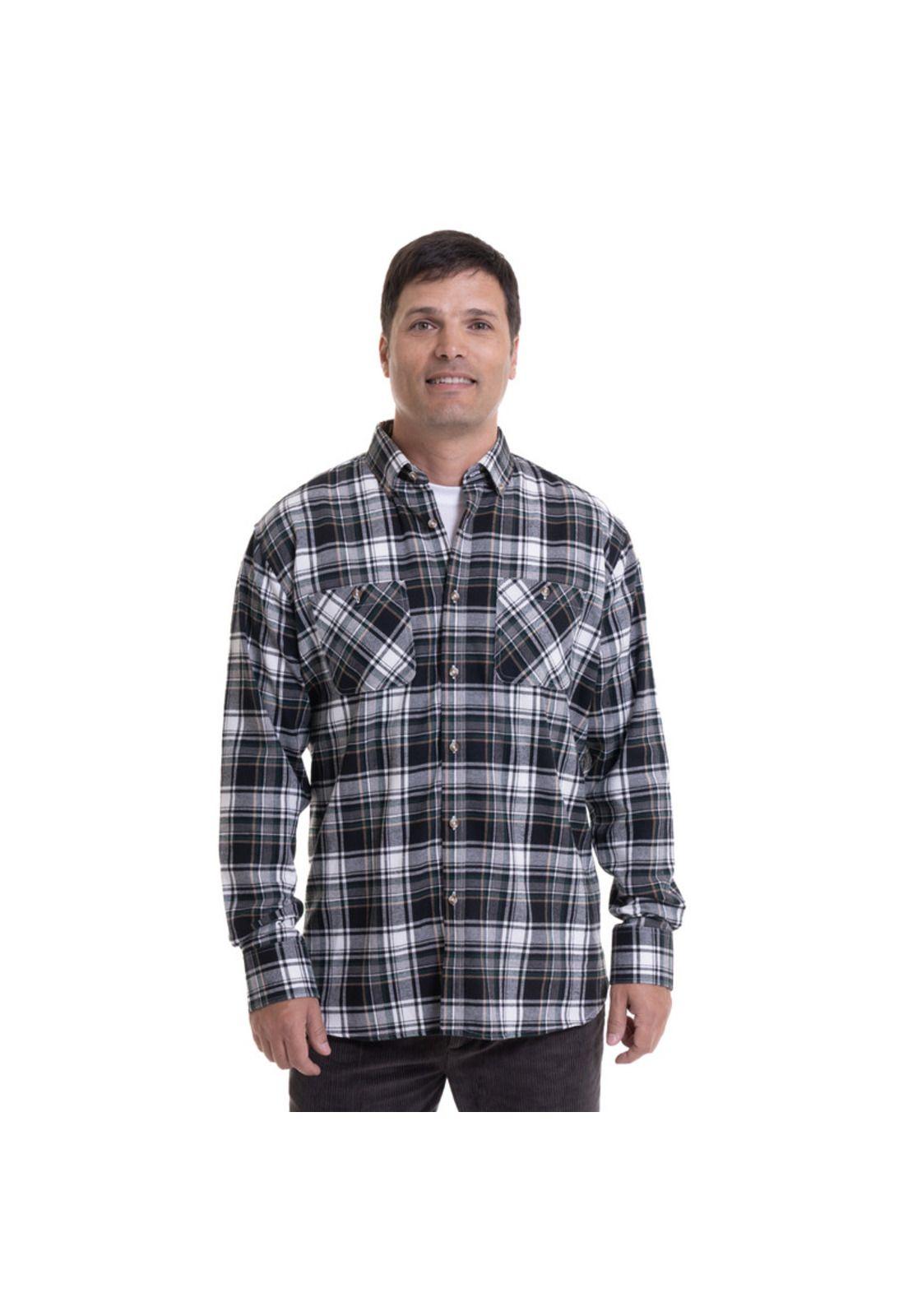 Camisa Villela Fantasía Gris oscuro-0