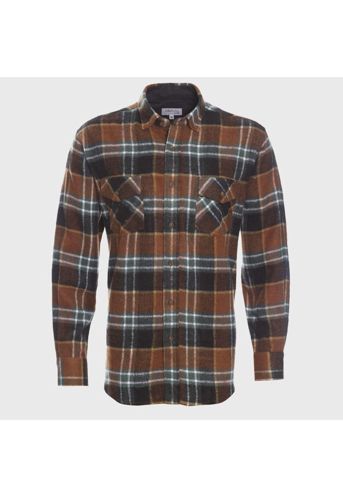 Camisa Manga Larga Leñadora Calce Especial-0