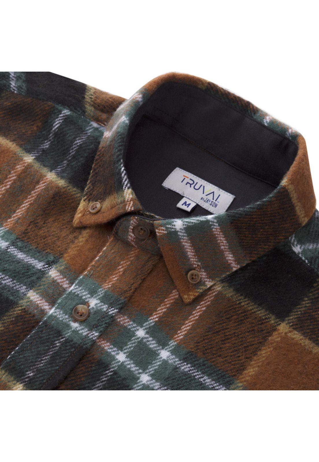 Camisa Manga Larga Leñadora Calce Especial-3