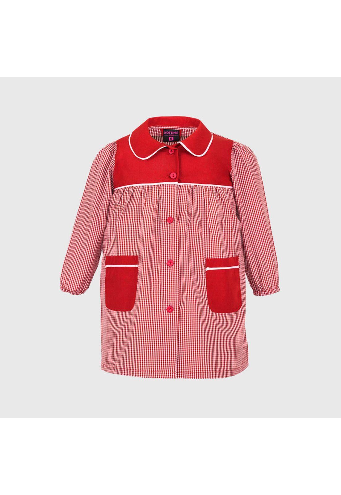 Delantal Parvulo Rojo-0