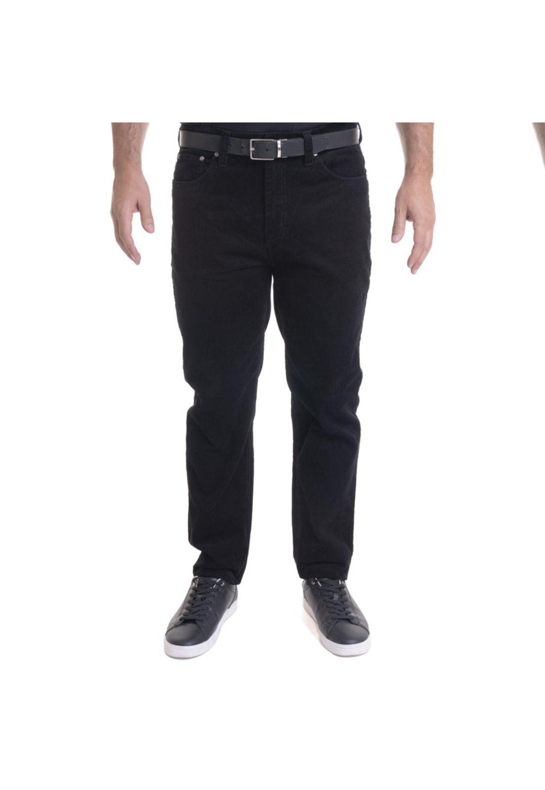 Pantalón Cotelé Gris oscuro-0