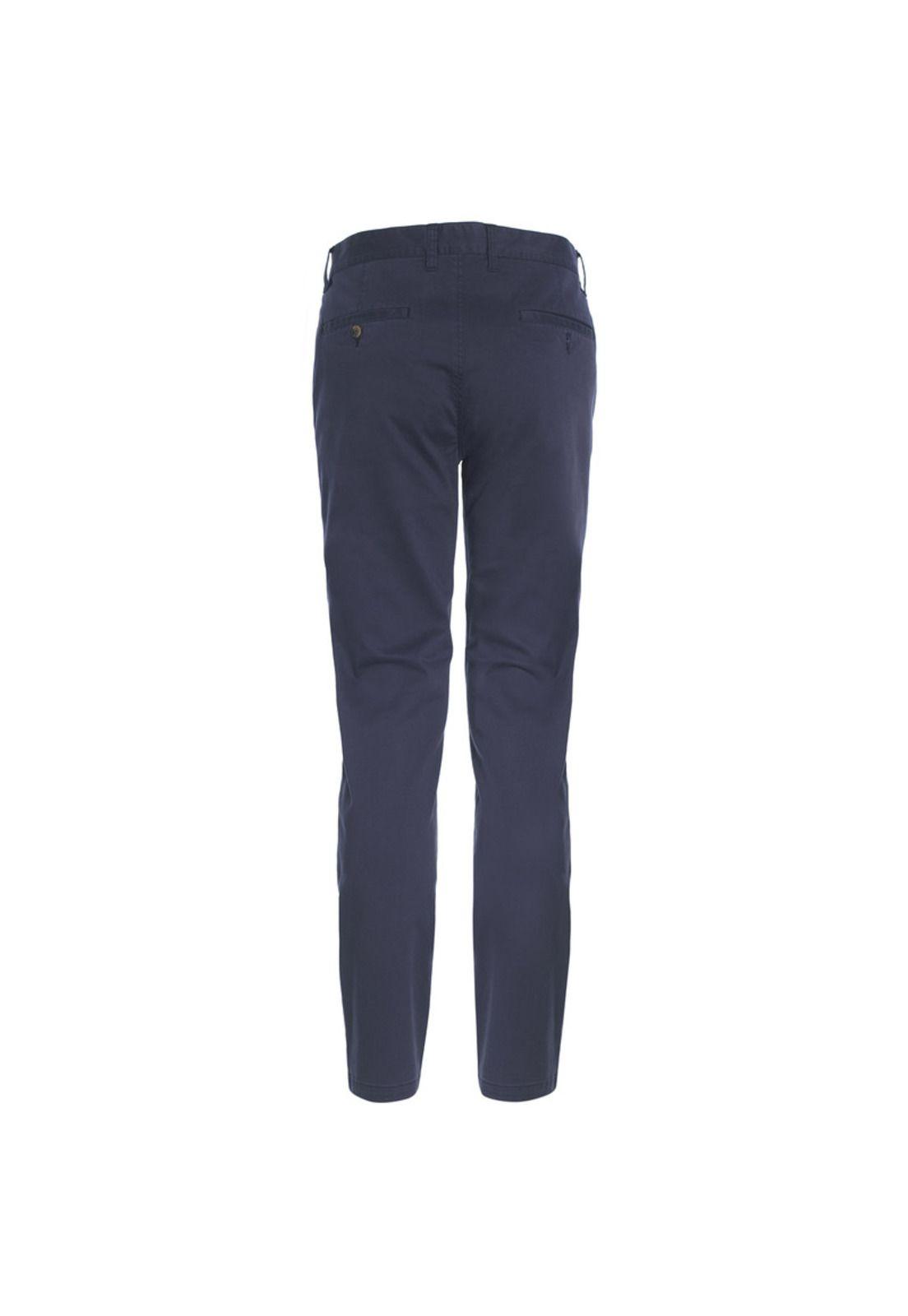 Pantalon Frente Plano Slim Fit Spandex-2