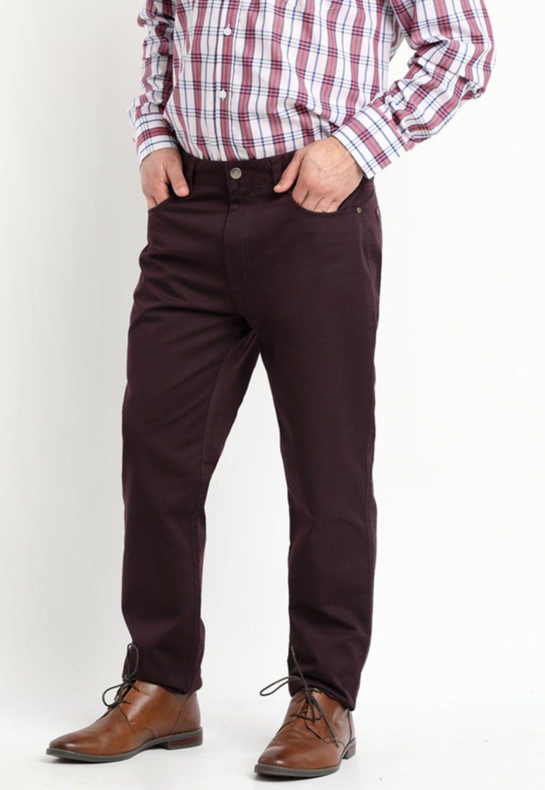 Pantalon 5 Bolsillos Tc Twill Uva-0