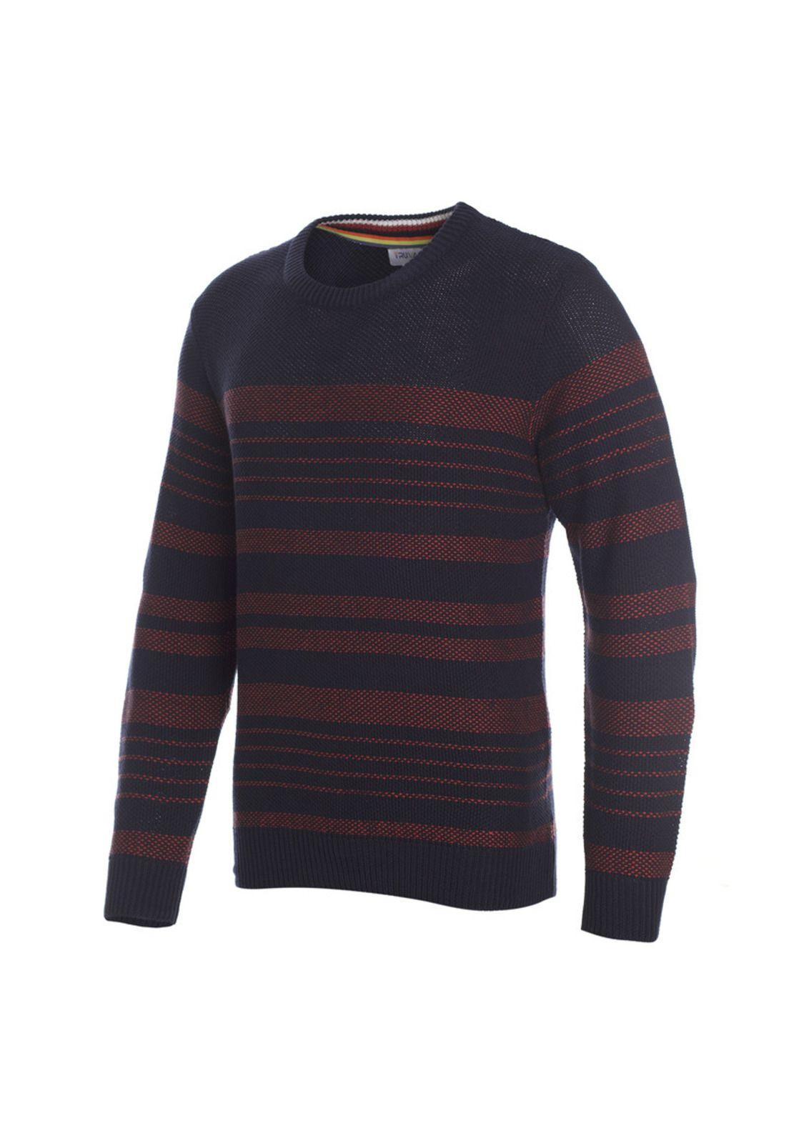 Sweater Cuello Redondo Listado-1