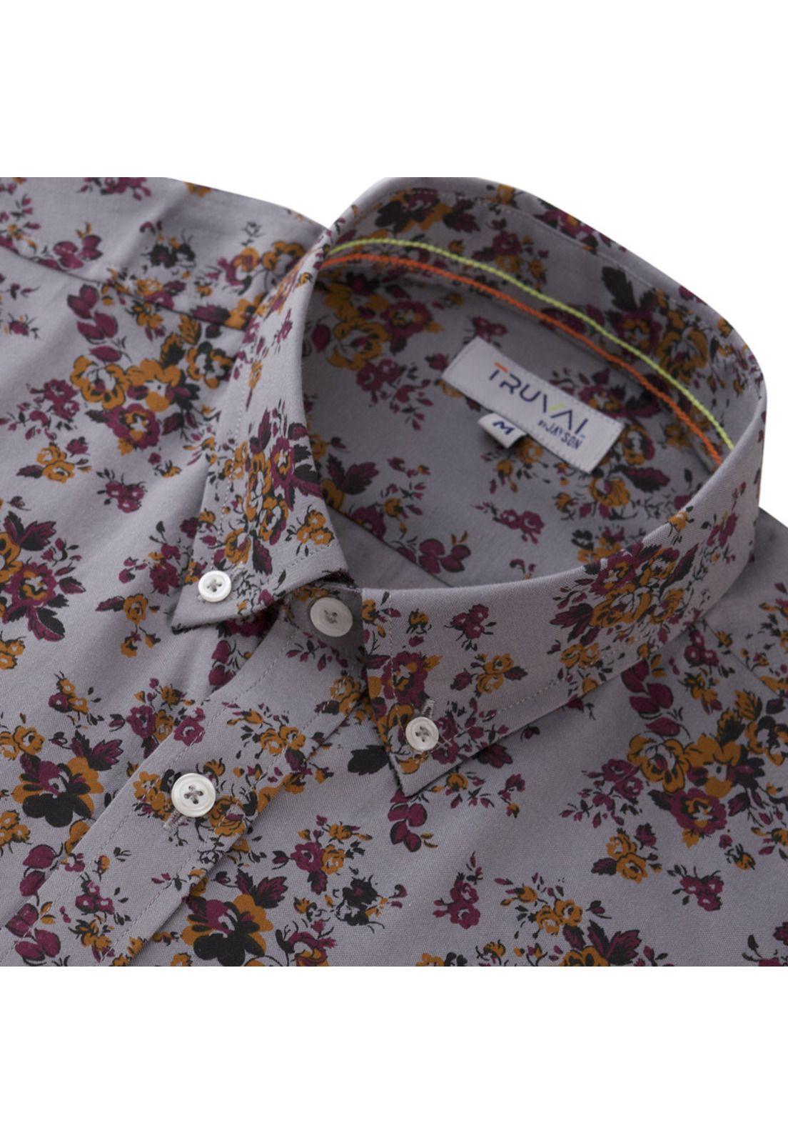 Camisa Manga Larga Oxford Estampada Slim Fit-3