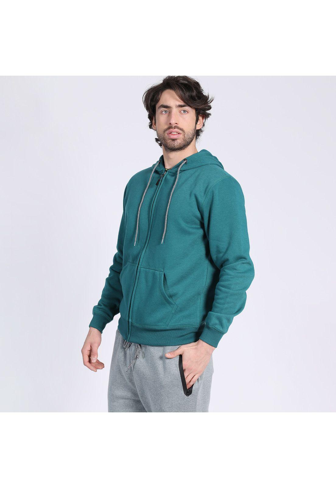 Polerón Full Zipper Verde petróleo-1