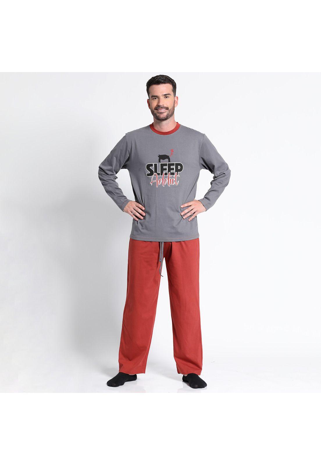 Pijama Jersey Print-0