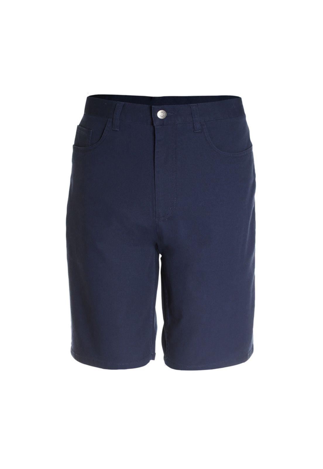 Bermuda Canvas Spandex Azul Marino-3