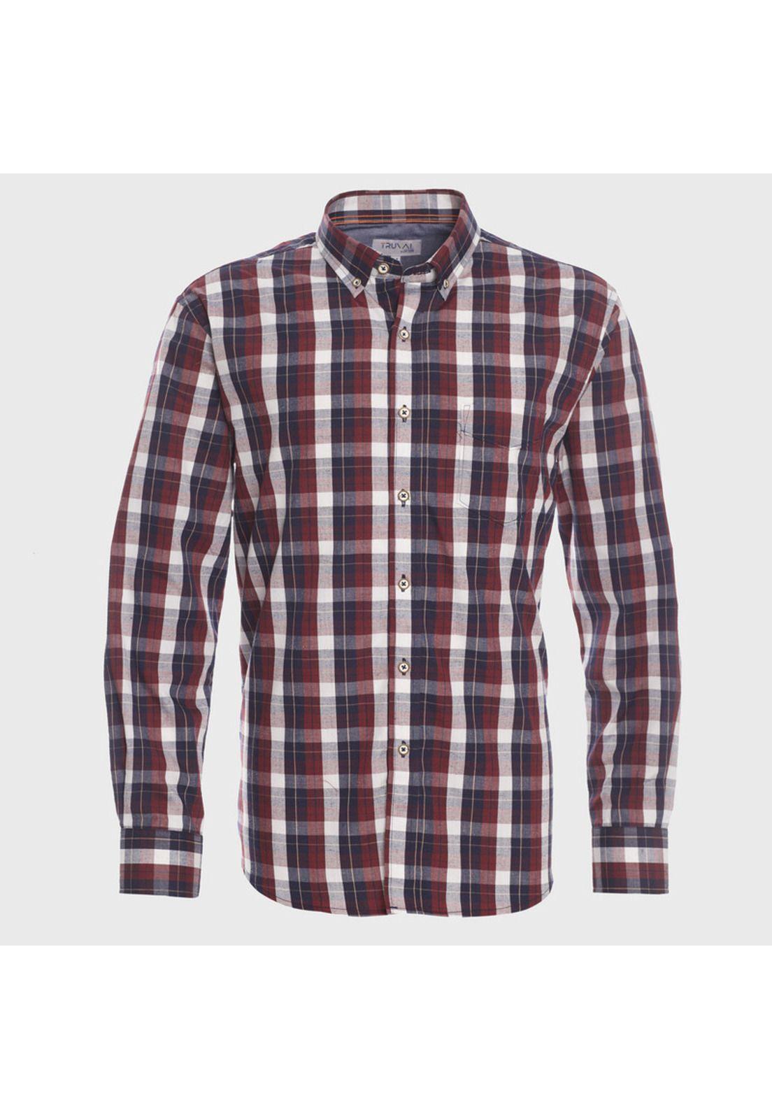 Camisa Manga Larga Trevira Fantasia Regular Fit-0