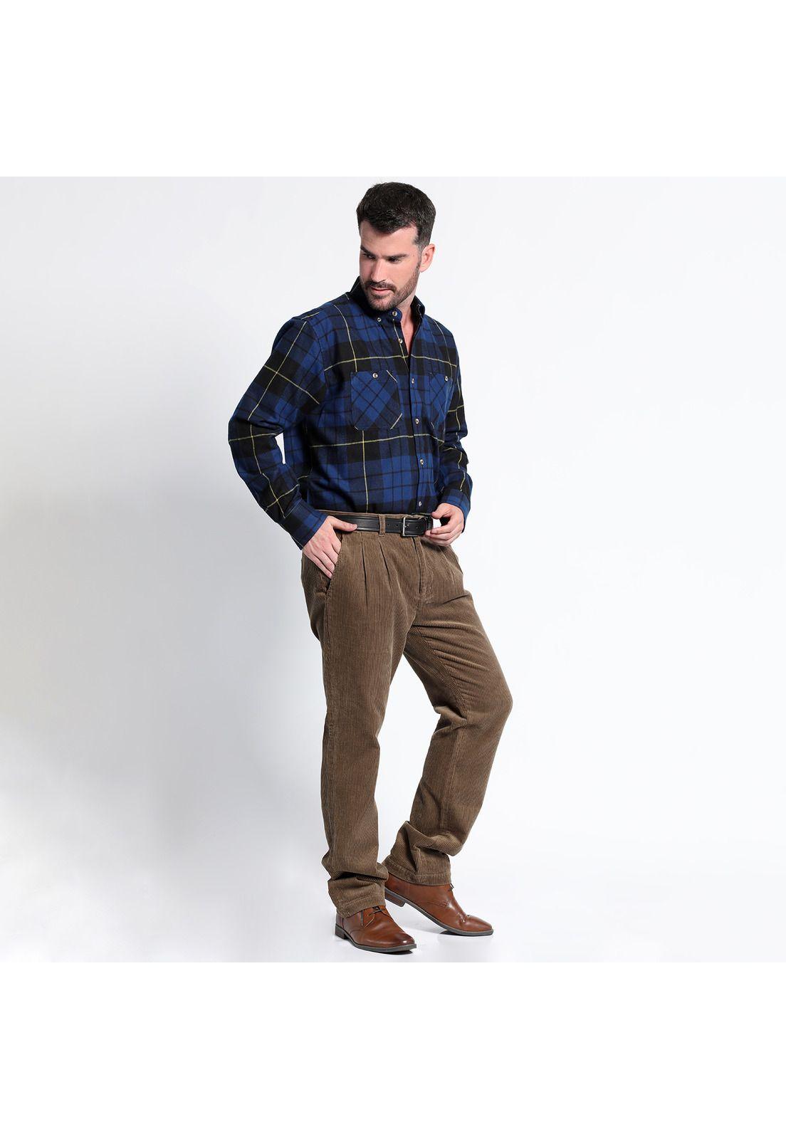 Camisa Villela Fantasía Manga Larga Regular Fit-2