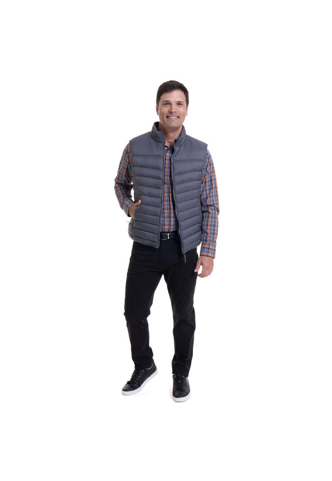 Parka Sin Mangas Gris Oscuro-2