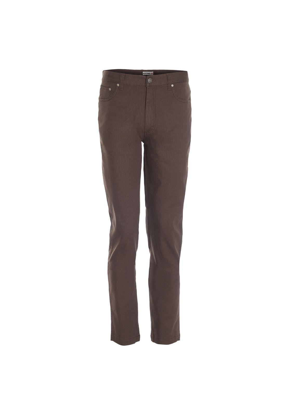 Pantalón Canvas 5 Bolsilllos Slim Fit Spandex-3