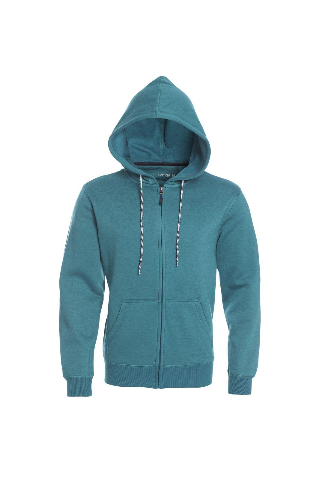 Polerón Full Zipper Verde petróleo-0