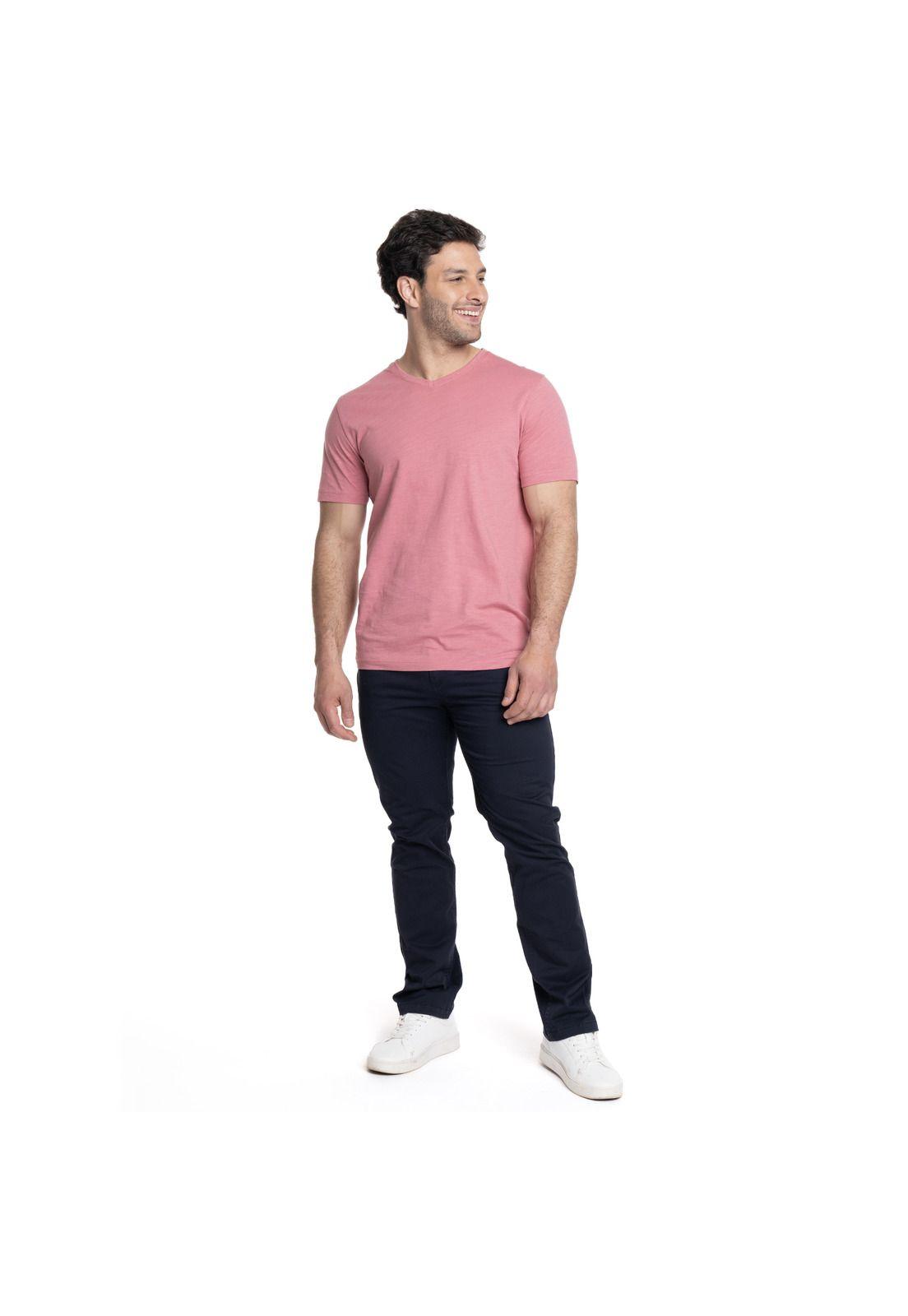POLERA HOMBRE CUELLO V-7