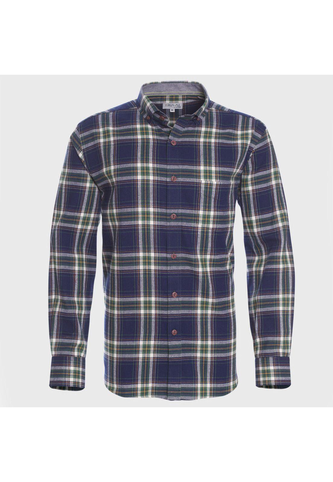 Camisa Manga Larga Franela Regular Fit-3
