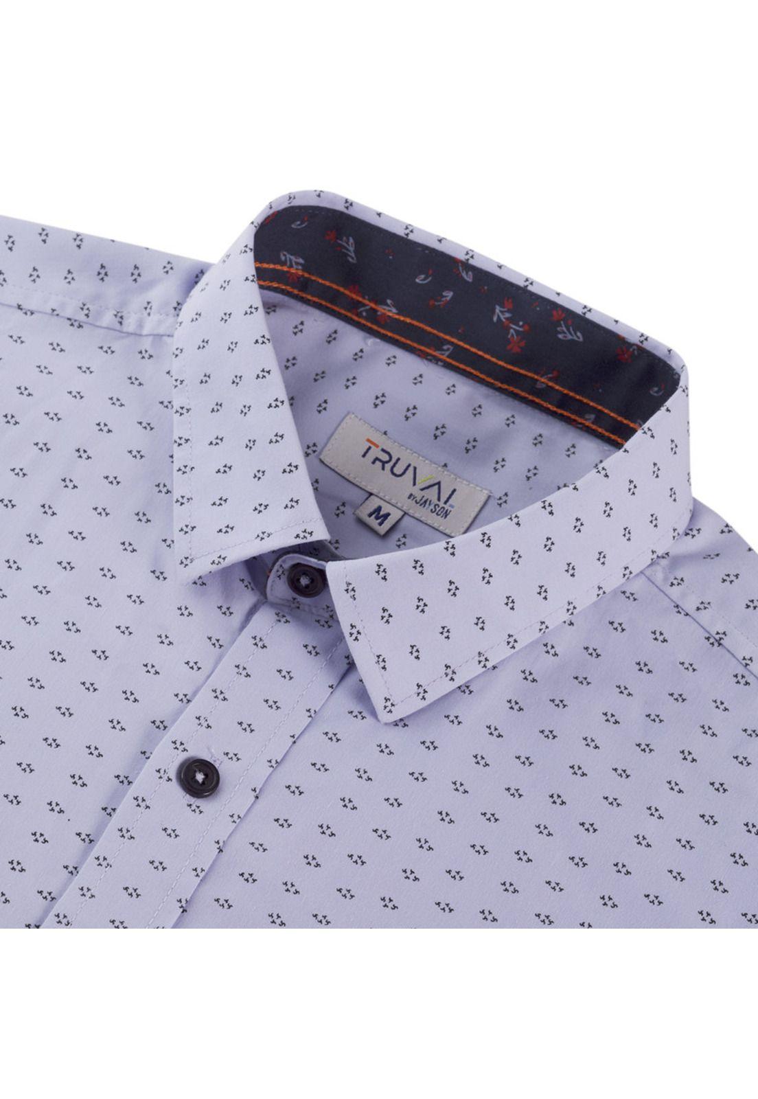 Camisa Manga Larga Estampada Diseños Clasico Slim Fit-3