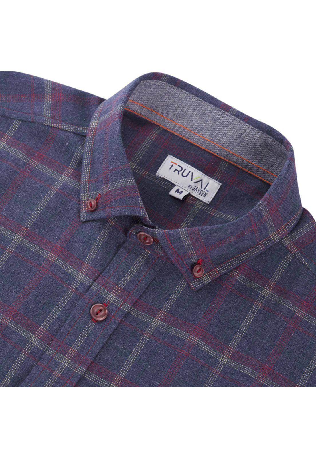 Camisa Manga Larga Franela Regular Fit-3