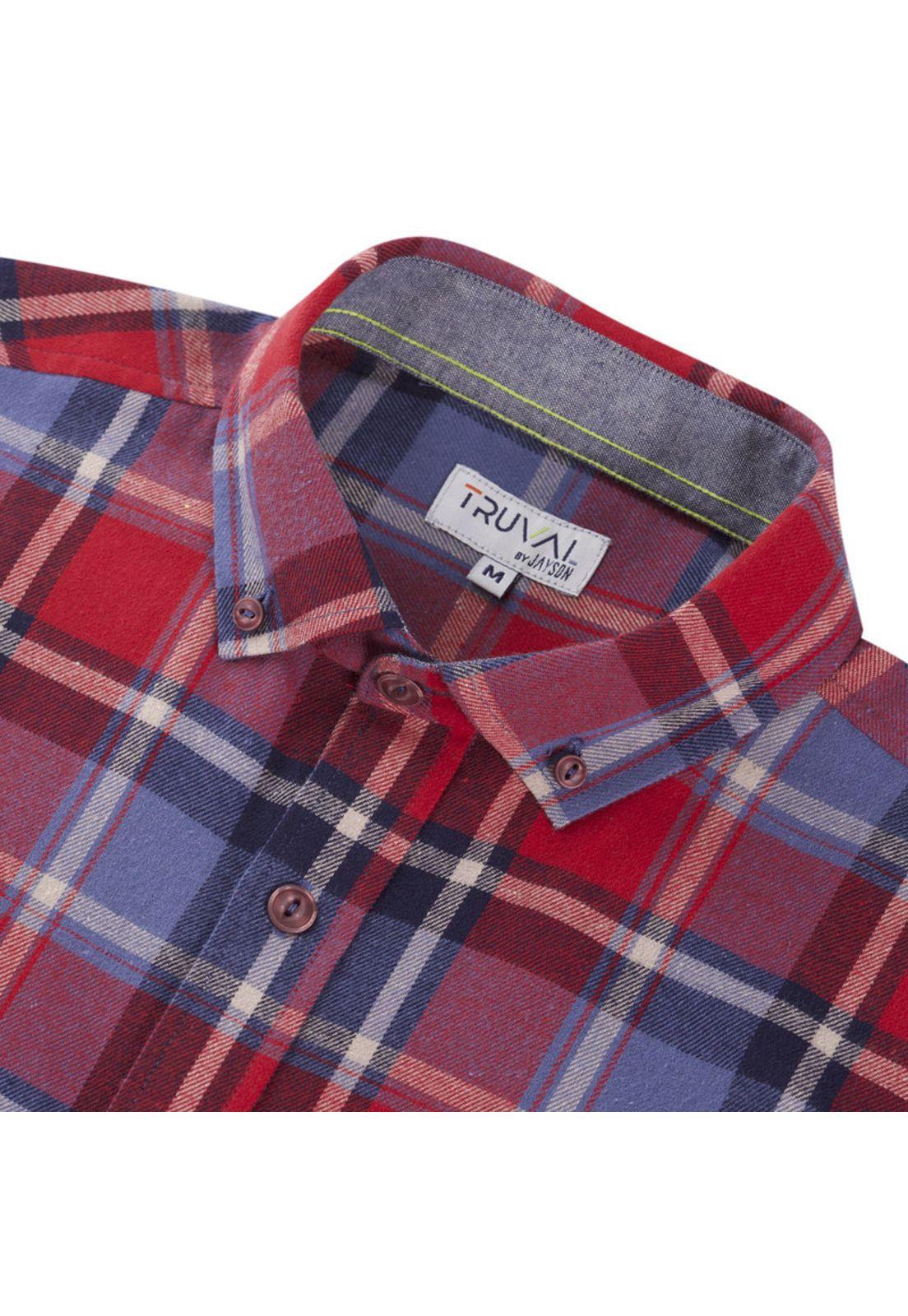 Camisa Manga Larga Franela Regular Fit-3