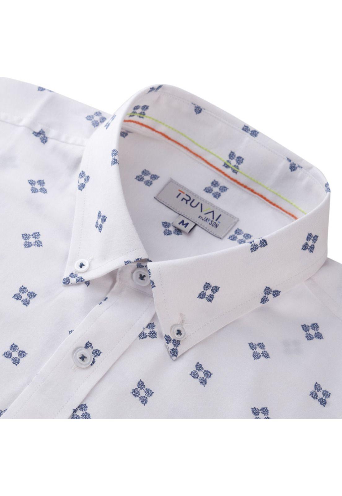 Camisa Manga Larga Oxford Estampada Slim Fit-3