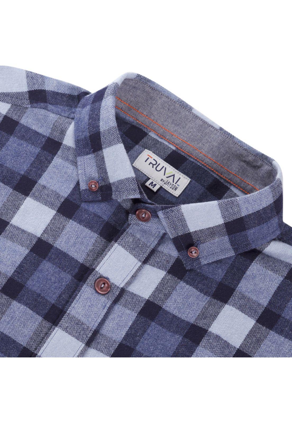 Camisa Manga Larga Franela Regular Fit-3