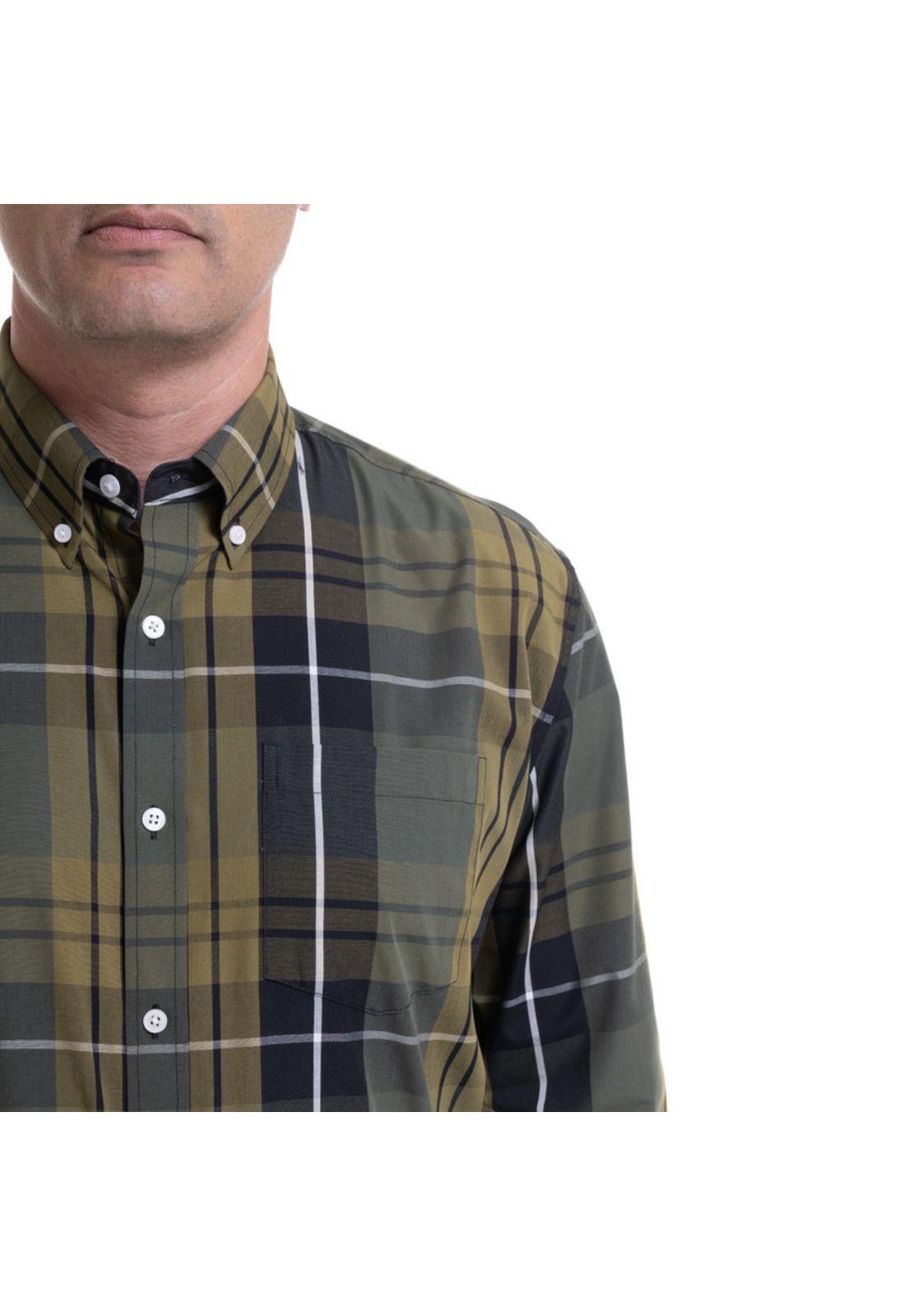 Camisa Fantasía Premium Verde Musgo-3