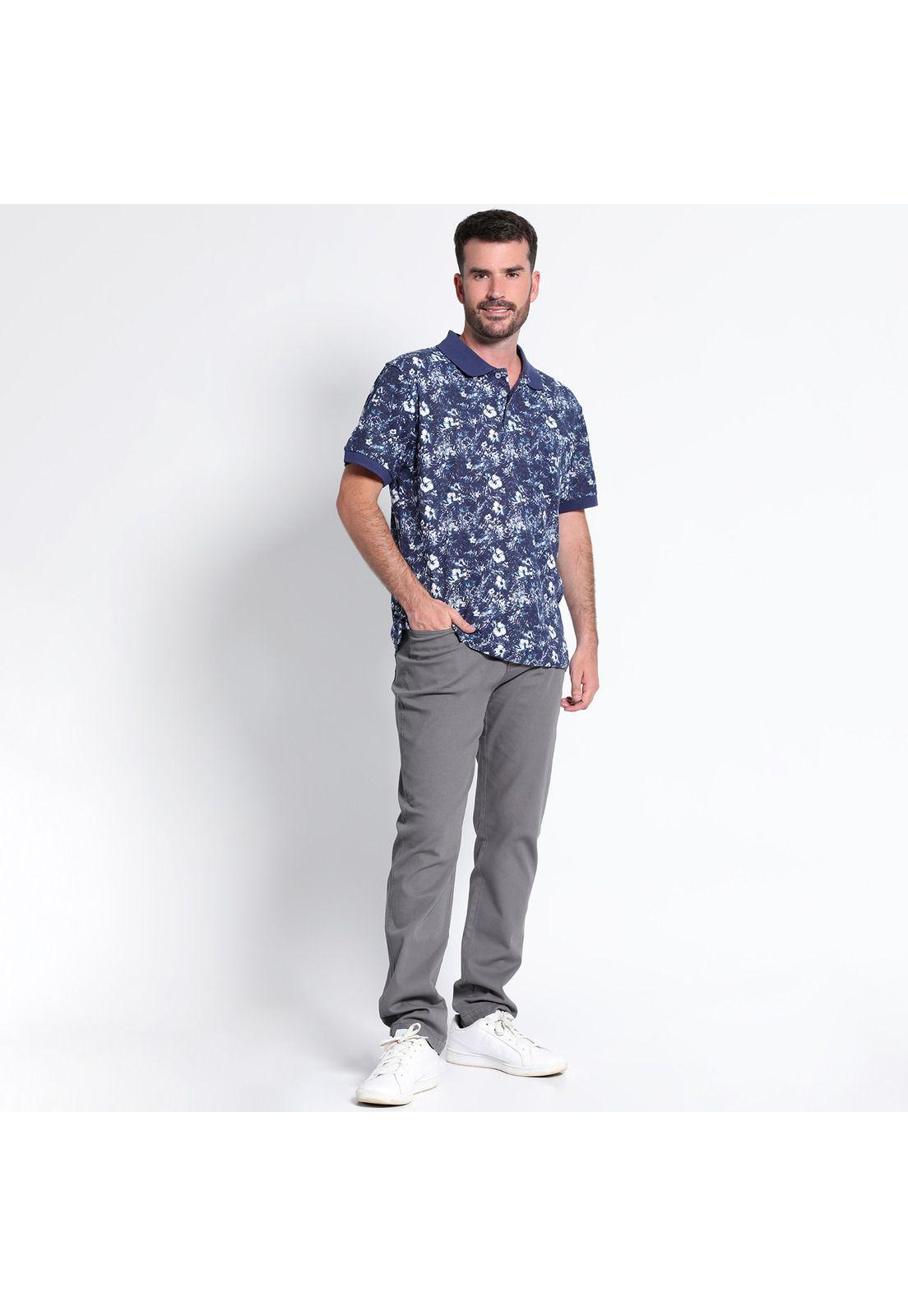 Polera Piqué Estampada Manga Corta Regular Fit-2