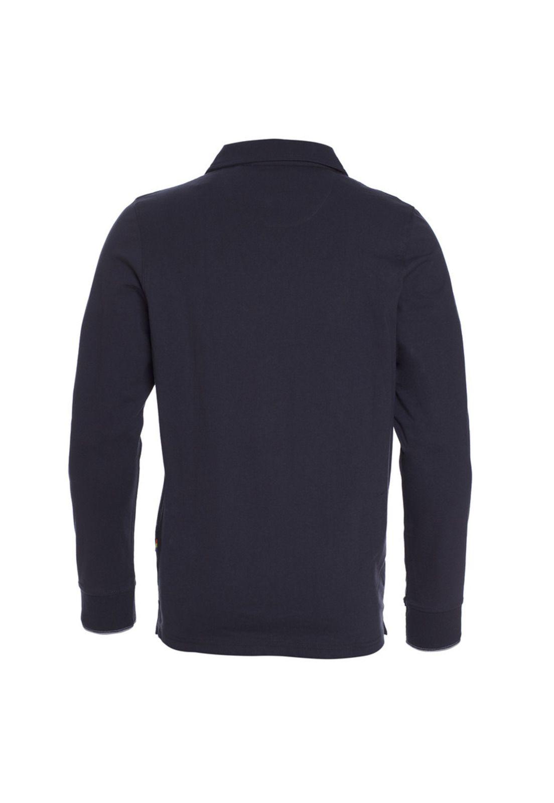 Polera Manga Larga Cuello Camisero Regular Fit-2