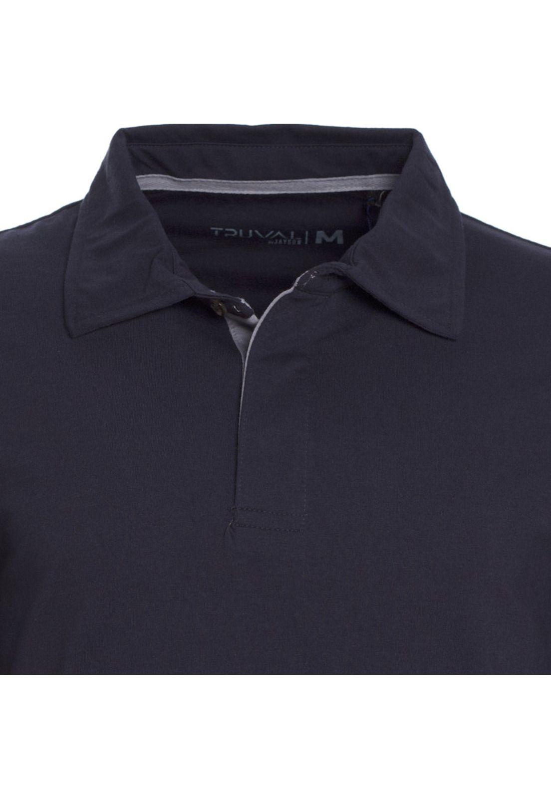 Polera Manga Larga Cuello Camisero Regular Fit-3