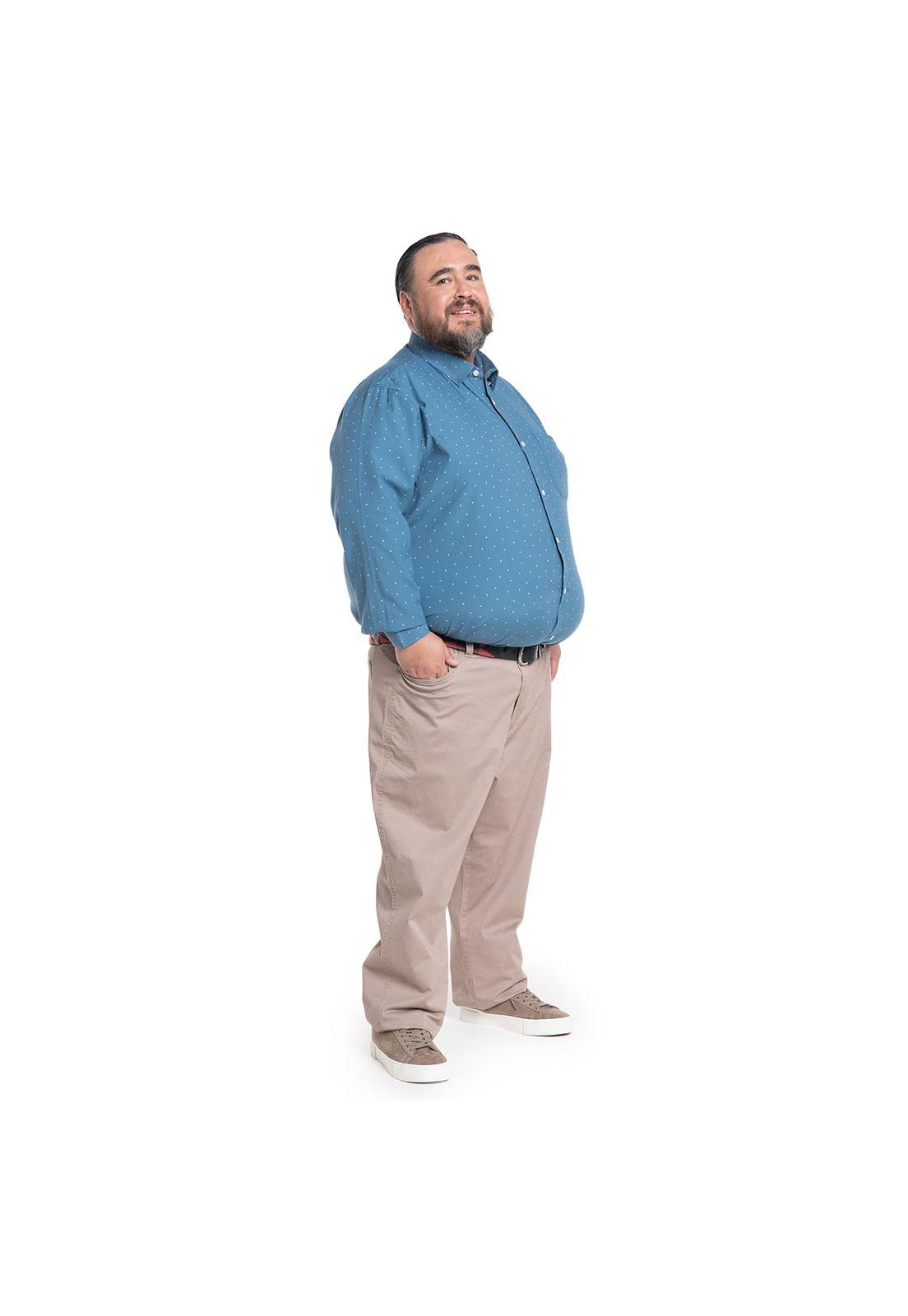 Camisa Manga Larga Estampada Hombre-3