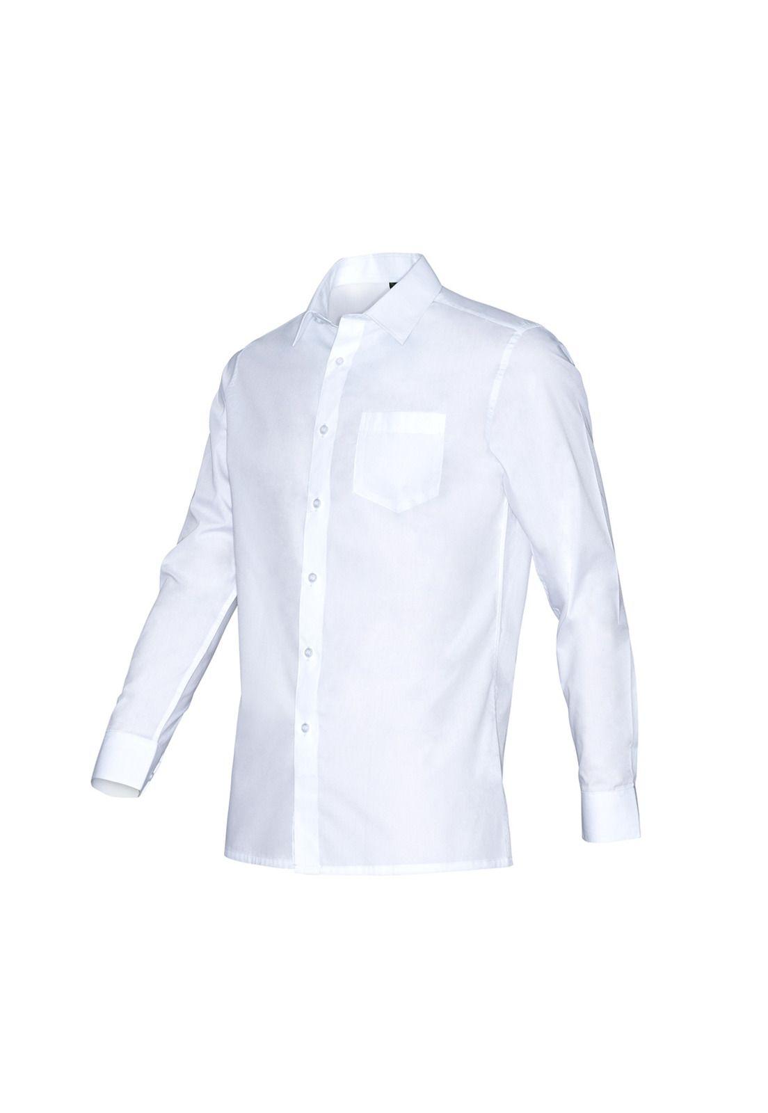 Camisa Escolar Slim Fit Blanca Niño-0