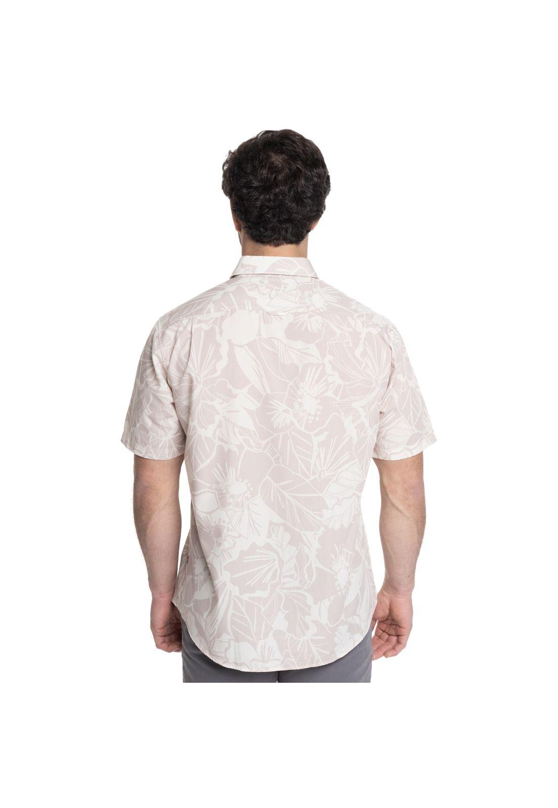CAMISA HOMBRE MANGA CORTA ESTAMPADA GUAYABERA-1