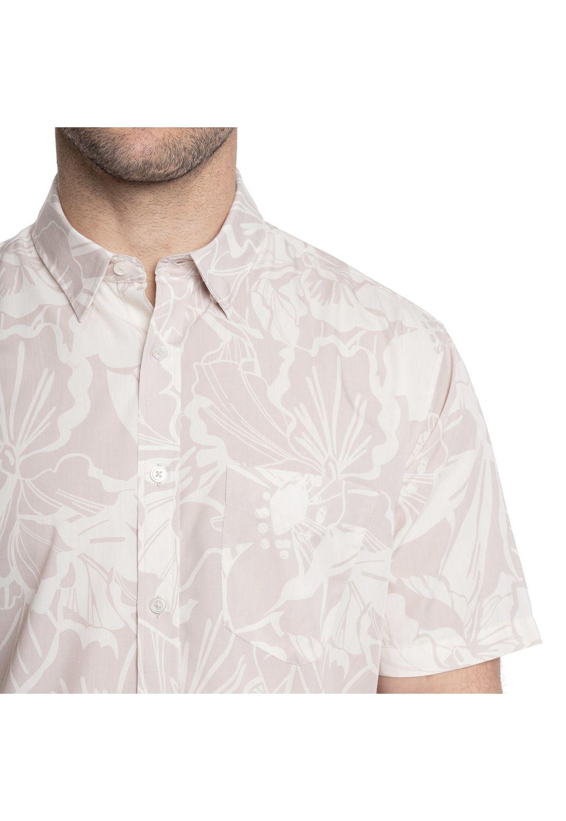 CAMISA HOMBRE MANGA CORTA ESTAMPADA GUAYABERA-2