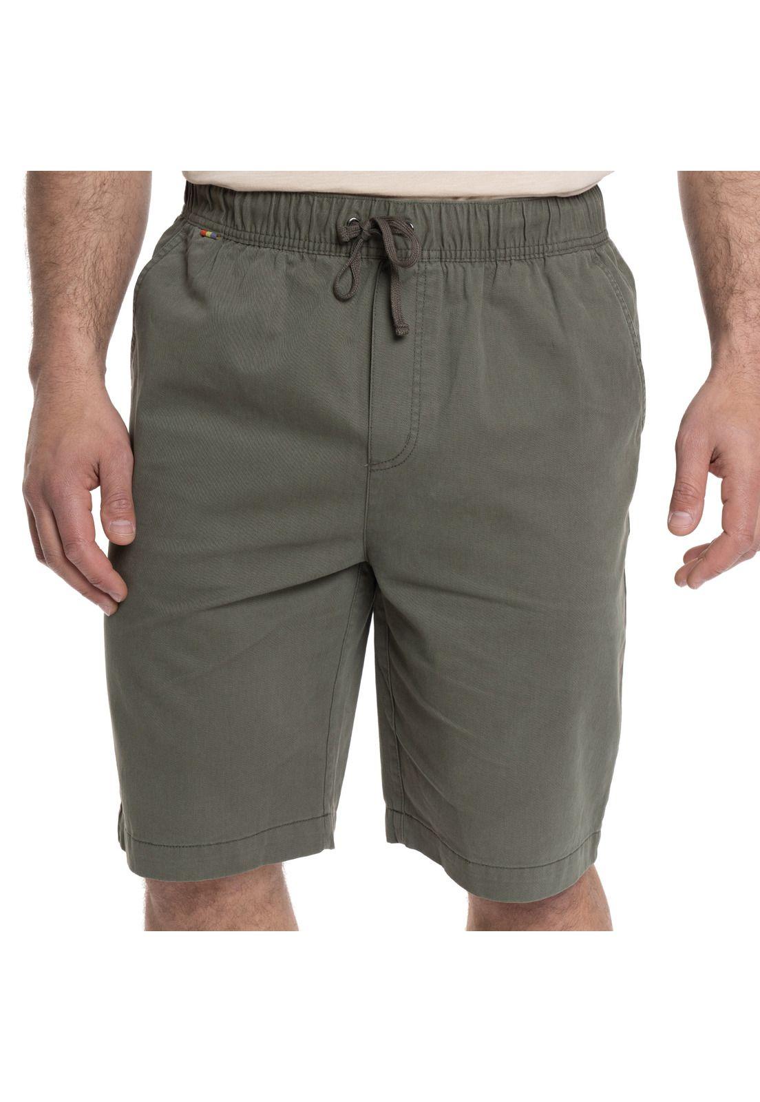 BERMUDA HOMBRE JOGGER PRETINA ELASTICADA-0