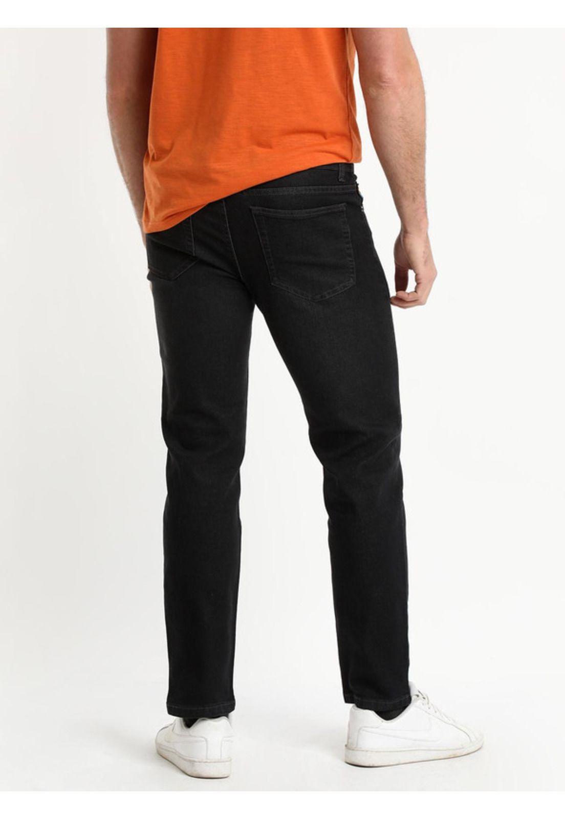 Jeans Básico Spandex Slim Fit Gris Oscuro-2