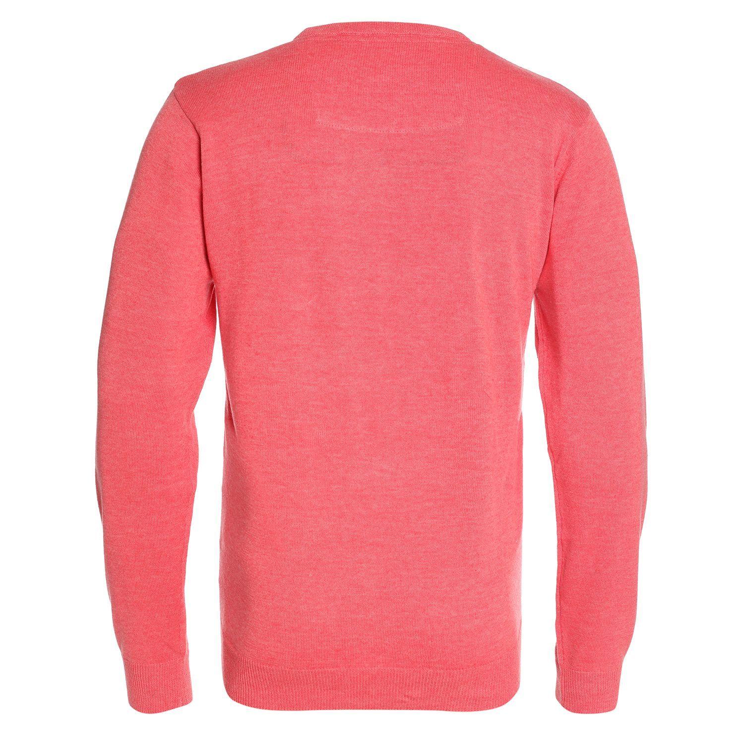 Sweater Cuello V Rojo-2