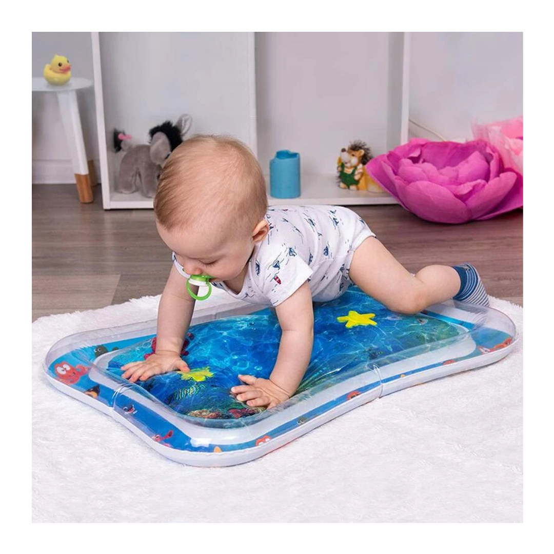 Alfombra Sensorial de Agua Inflable para Bebés-4