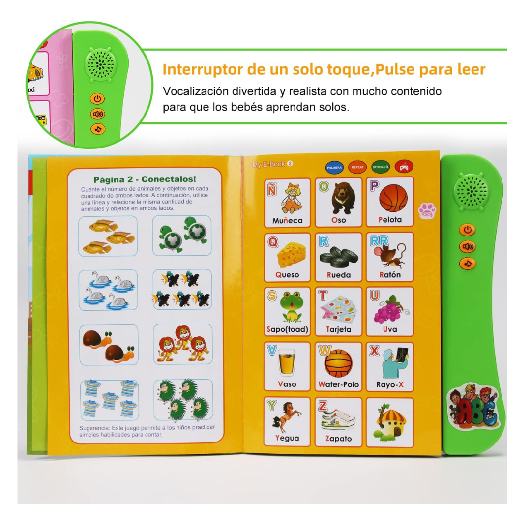 Libro Interactivo de Aprendizaje Infantil en Español-2