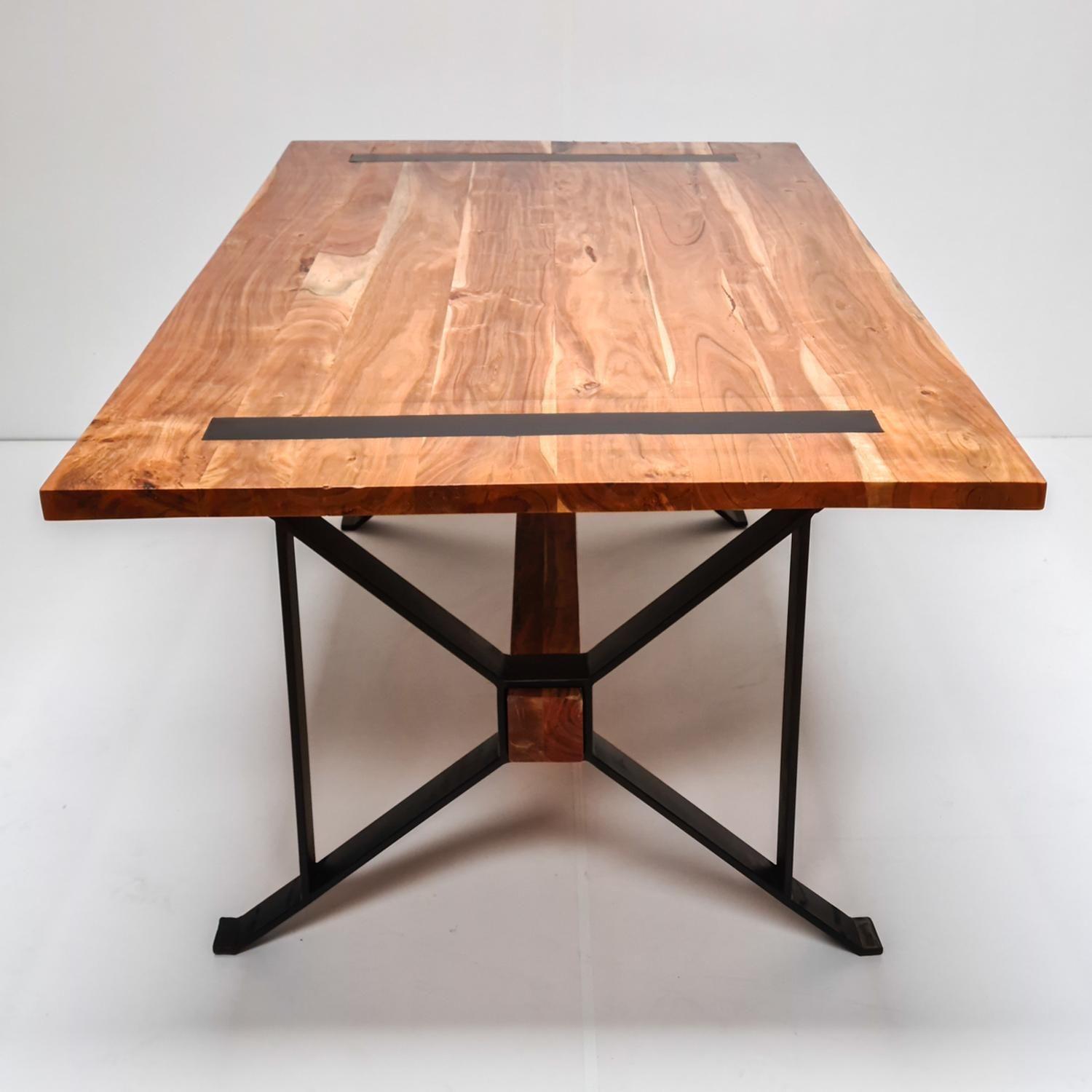 Mesa de comedor Viga 200×100 Madera Teca-0