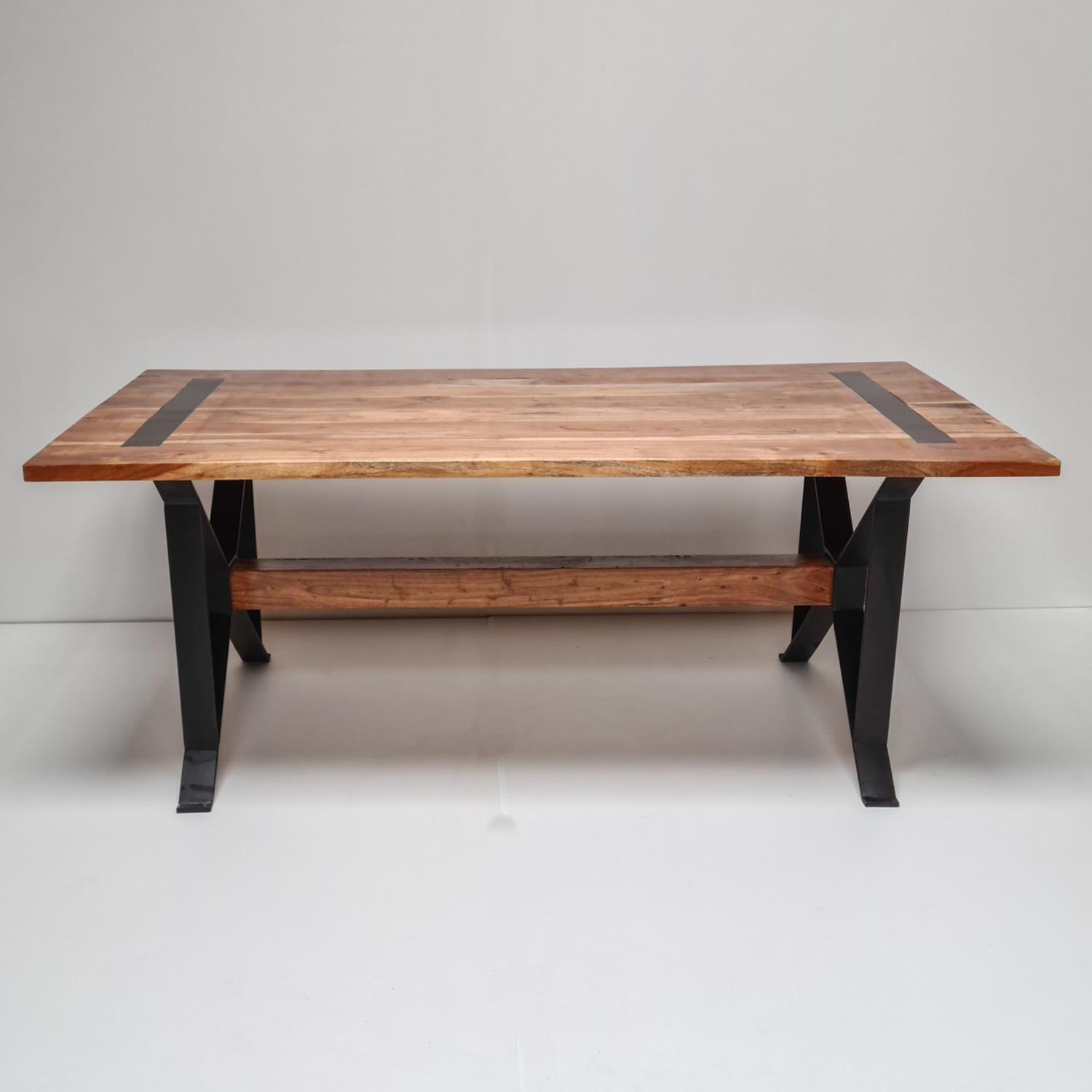 Mesa de comedor Viga 200×100 Madera Teca-2