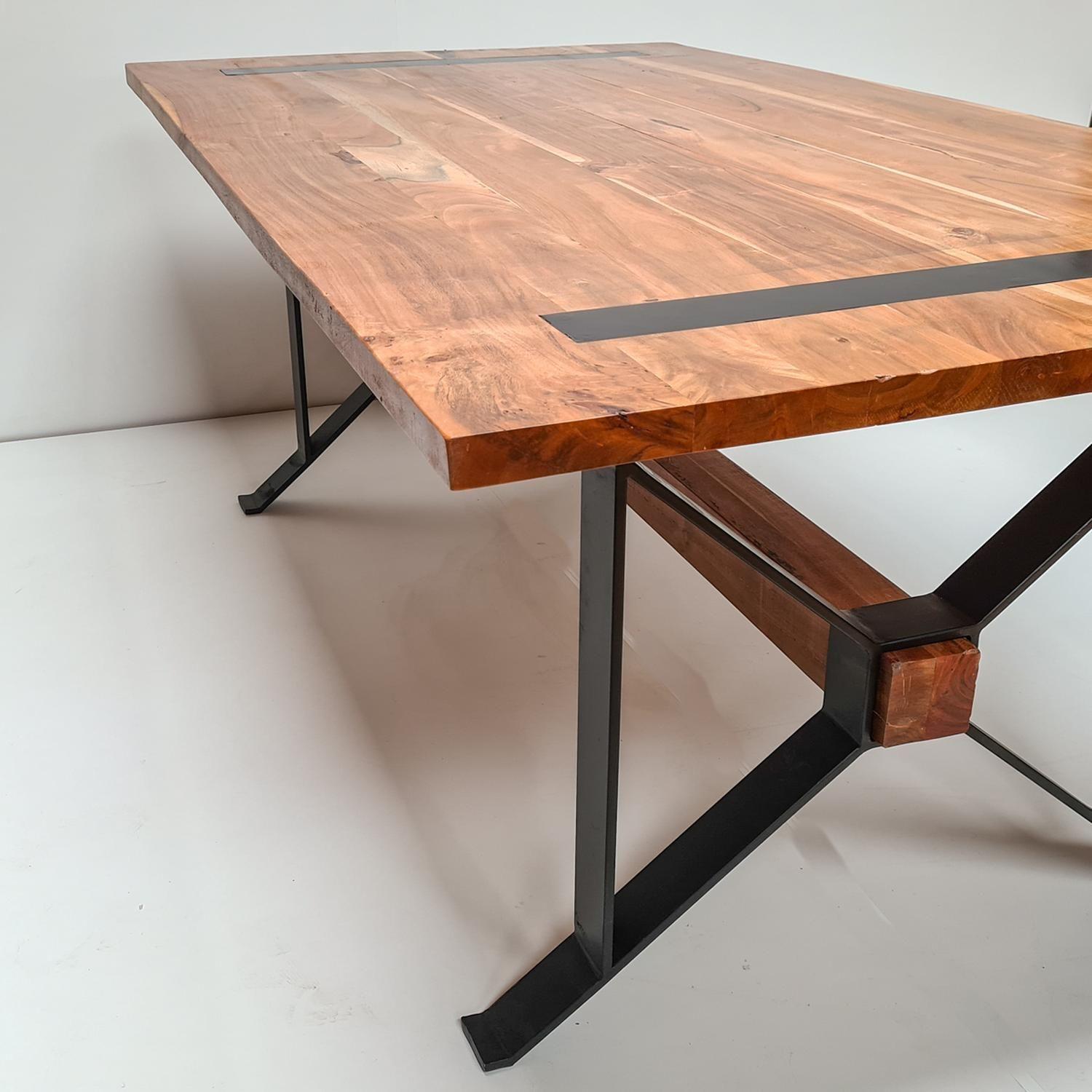Mesa de comedor Viga 200×100 Madera Teca-3