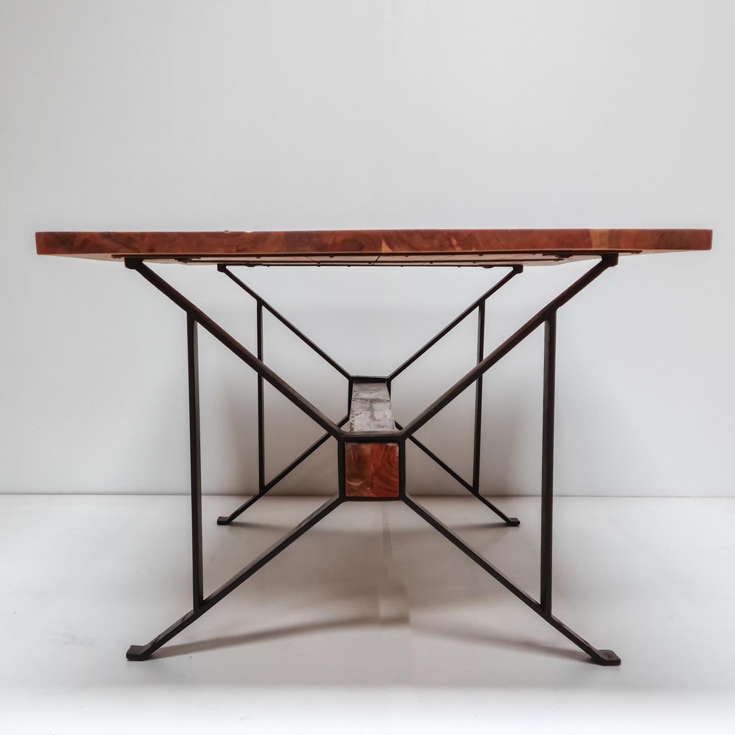 Mesa de comedor Viga 200×100 Madera Teca-5