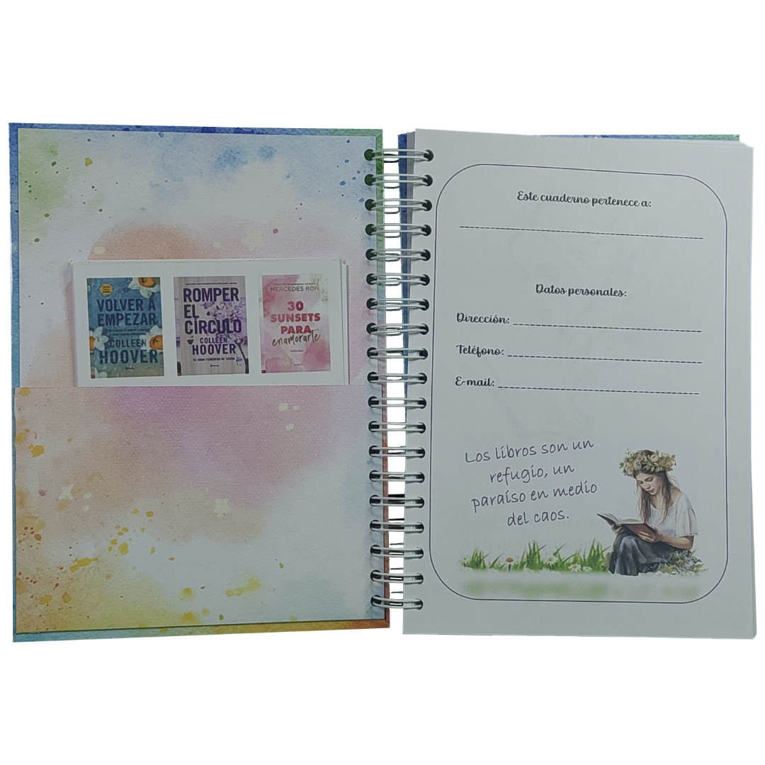 Cuaderno Literario diario de lectura-2