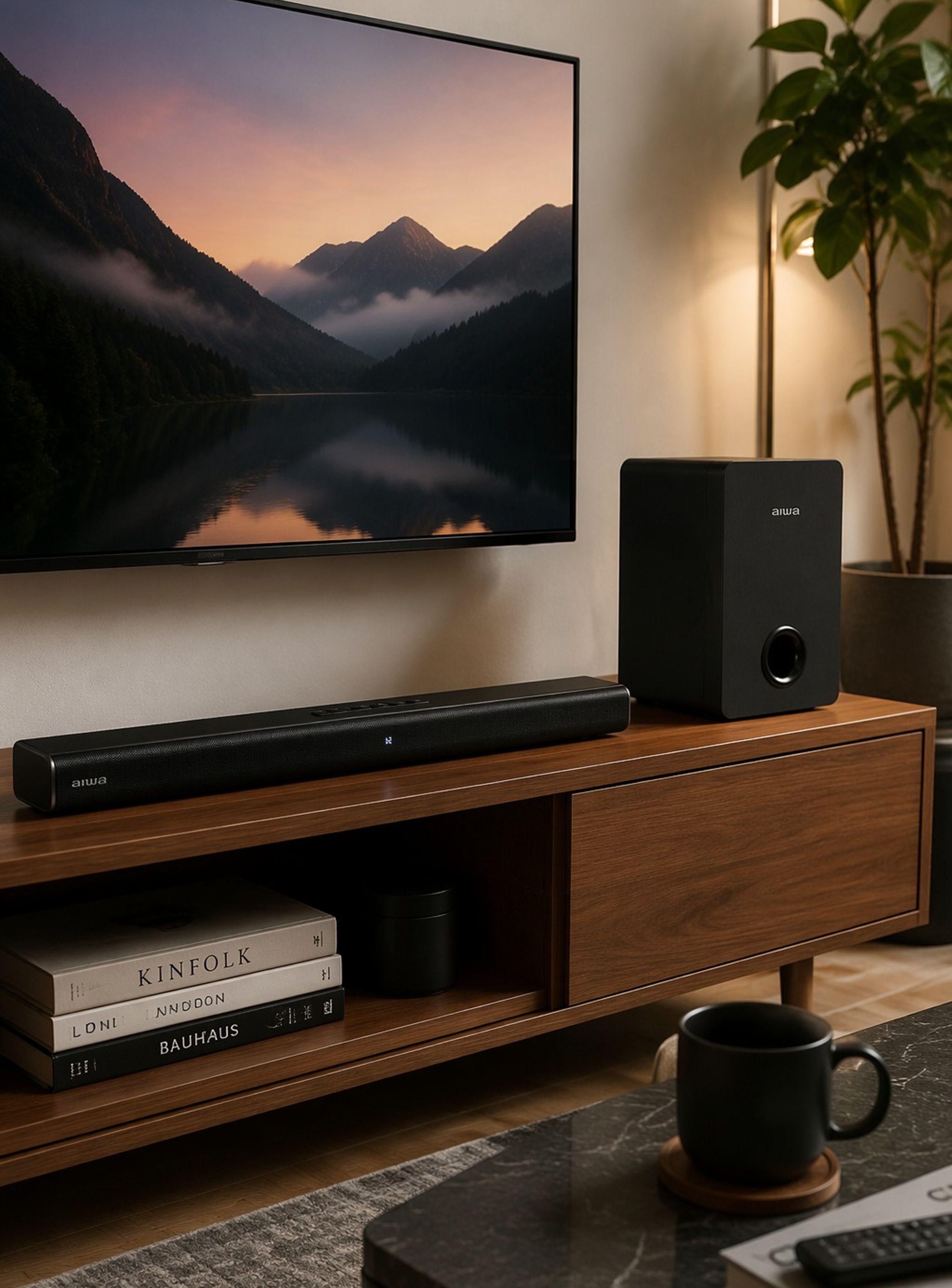 Home Theaters Soundbar Subwoofer Bluetooth Aiwa Aw-sbh16-4