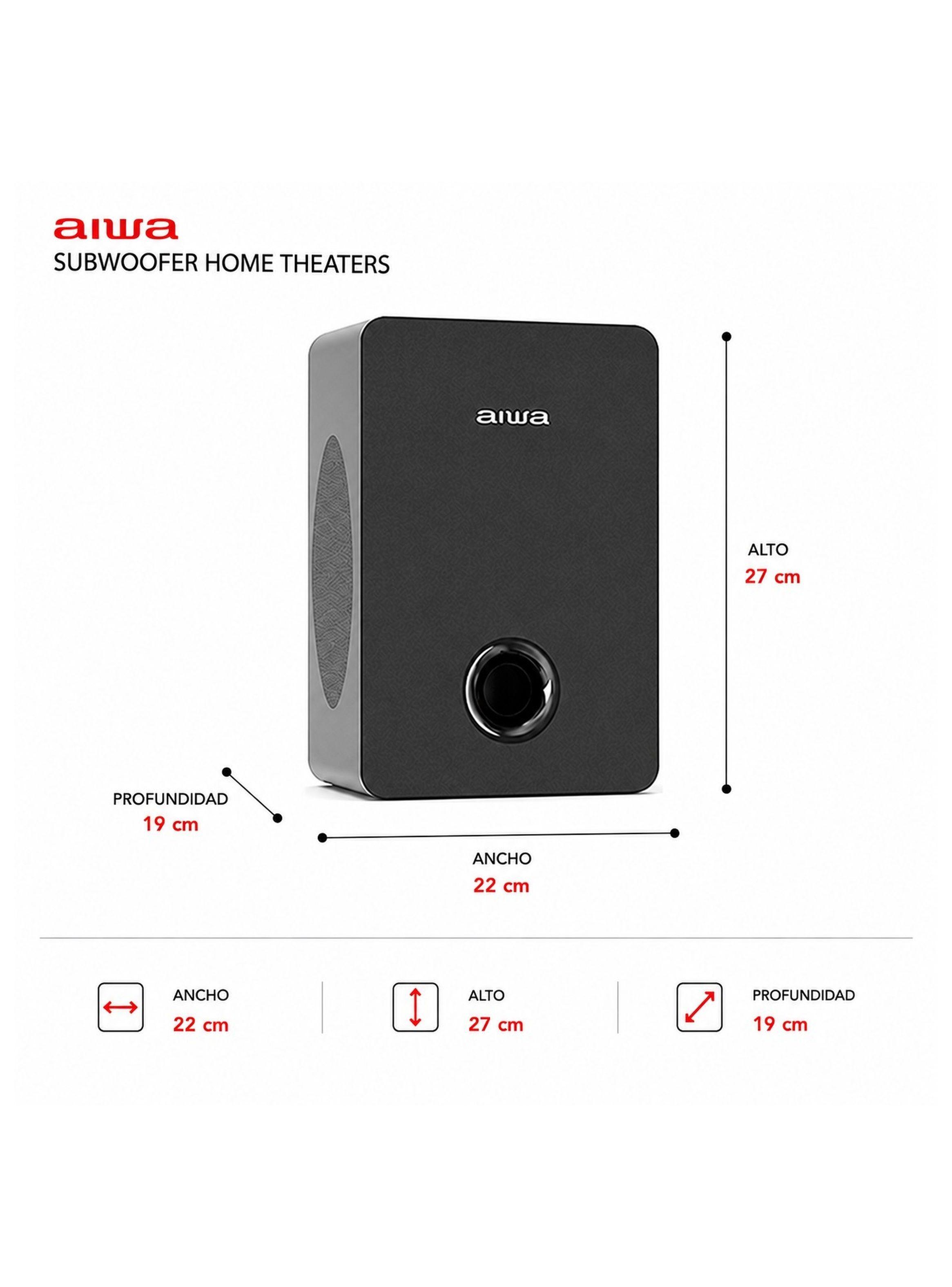 Home Theaters Soundbar Subwoofer Bluetooth Aiwa Aw-sbh16-6